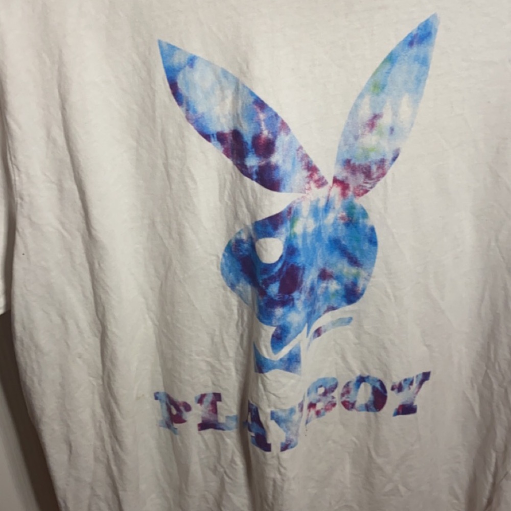 Tie Dye Playboy Oversized Tee